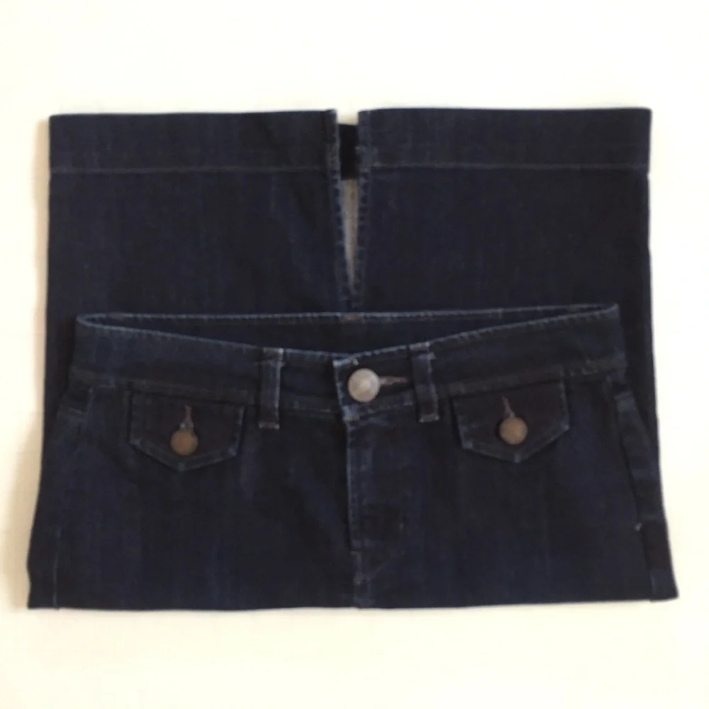 Vintage Uniqlo Slim Fit Slit Back Stretch Skirt 27